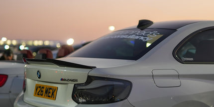 BMW M2 / 2-series F22 / F87 Carbon Fibre V style Spoiler