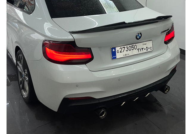 BMW M2 / 2 series F22 / F87 Carbon Fibre PSM Style Spoiler