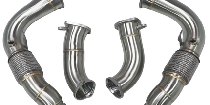 M5 G90 S68 Downpipes by NAME-IT (G9x Series)