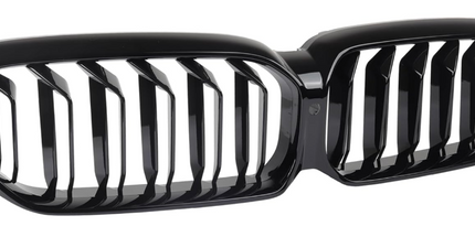 BMW G30 LCI Double Slat Grilles Gloss Black