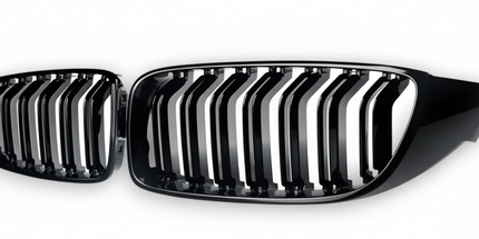 BMW 6 series Double Slat Grilles Gloss Black