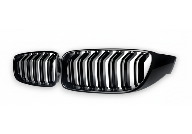 BMW 6 series Double Slat Grilles Gloss Black