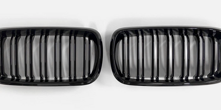 BMW X5 F15 Double Slat Grilles Gloss Black