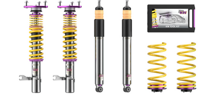 KW V3 Clubsport Coilover Suspension - BMW F22 RWD NO EDC with top mount camber plates