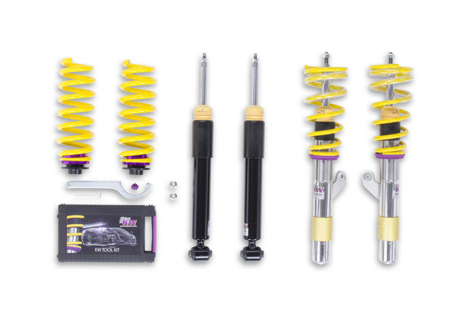KW V2 INOX Coilover Suspension - BMW F2x / F3x X-Drive With EDC Cancellation Kit