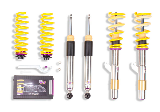 KW V3 INOX Coilover Suspension - BMW F2x X-drive with EDC Cancellation Kit