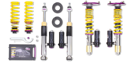 KW V4 Clubsport Coilover Suspension - BMW F30 / F32 RWD NO EDC with top mount camber plates