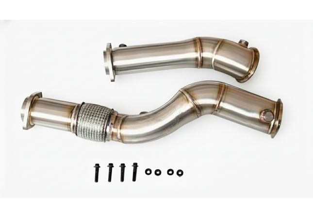 M3 G80 S58 Downpipes 3.5" by NAME-IT (ALL G8X Series)
