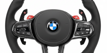 Carbon Fibre X Leather Steering Wheel G-Series BMW