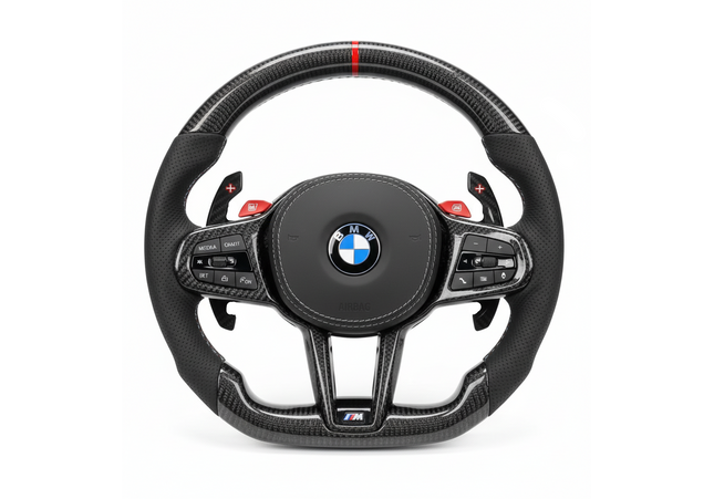 Carbon Fibre X Leather Steering Wheel G-Series BMW