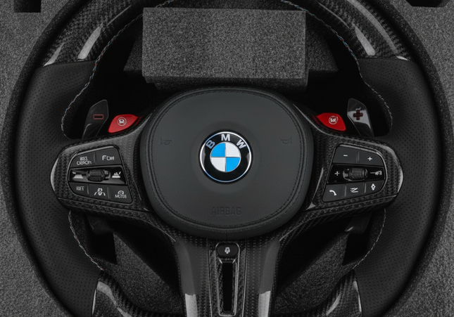 Carbon Fibre X Leather Steering Wheel G-Series BMW