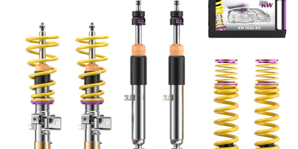 KW V3 INOX Coilover Suspension - Toyota A90 Supra With EDC Cancellation Kit